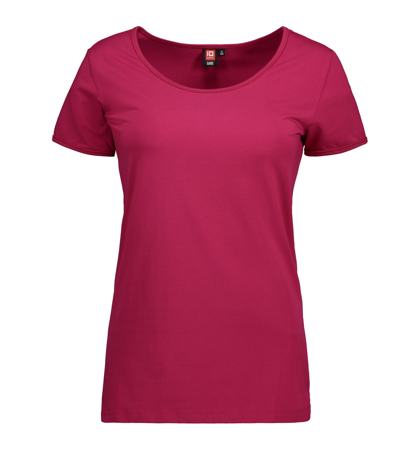 Overskyet Tremble Mængde af Dame Stretch T-Shirt – ID 590 - Texprint
